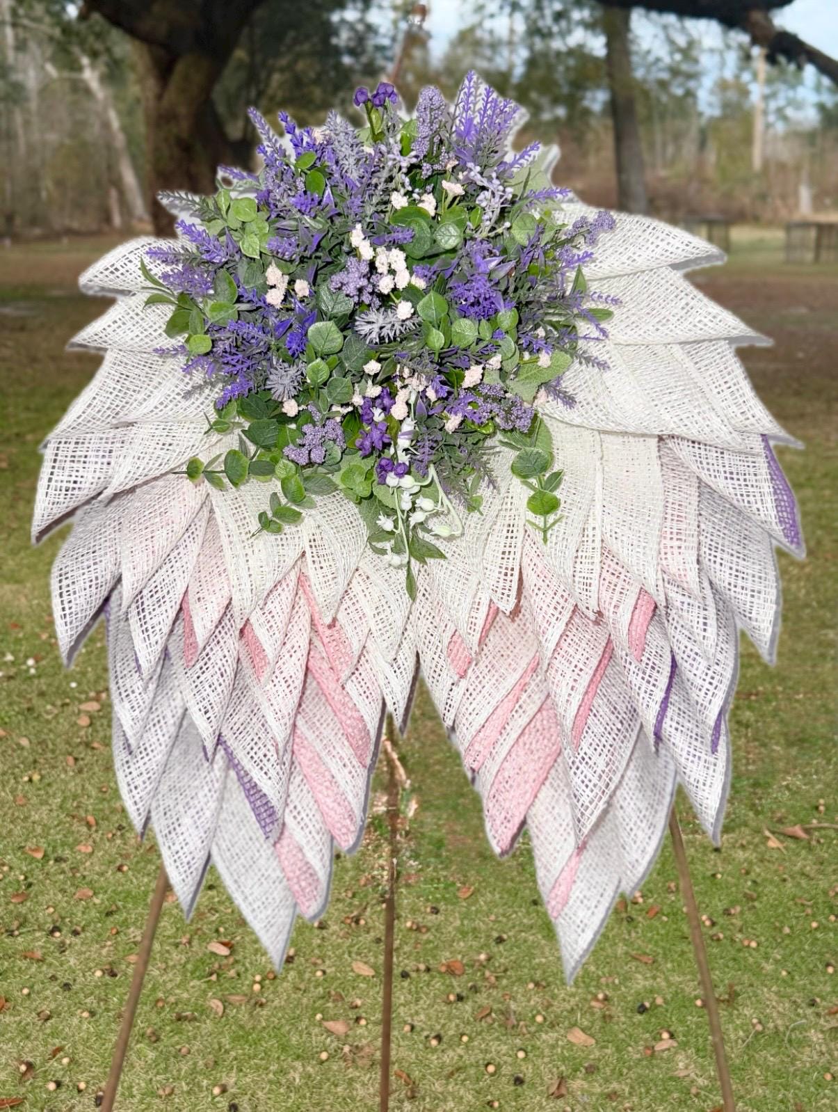 Angel Wing Wreath (NEW COLOR OPTIONS)