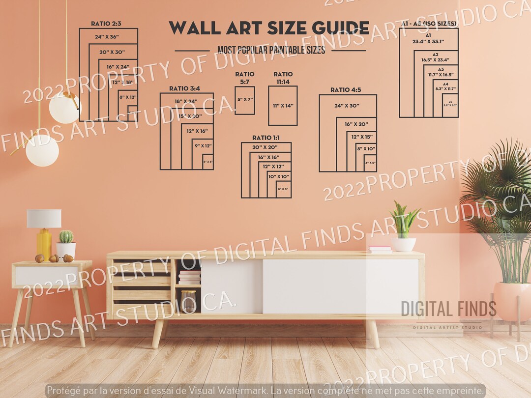 Digital Art Size Guide Frame Size Guide Print Size Guide Etsy Digital Art Size Guide Frame Size Guide Print Size Guide Etsy