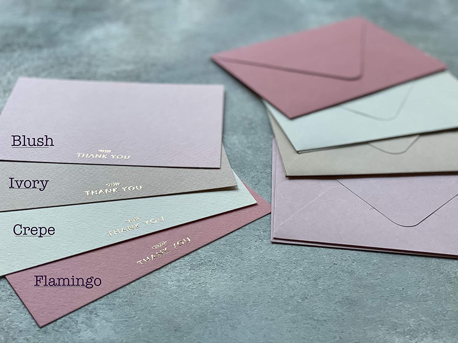 Blank Thank You cards With Envelopes &amp; Stickers /pack of 36/ Elegant ...