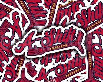 Braves Halligan Sticker | A-Shift Firefighter Decal