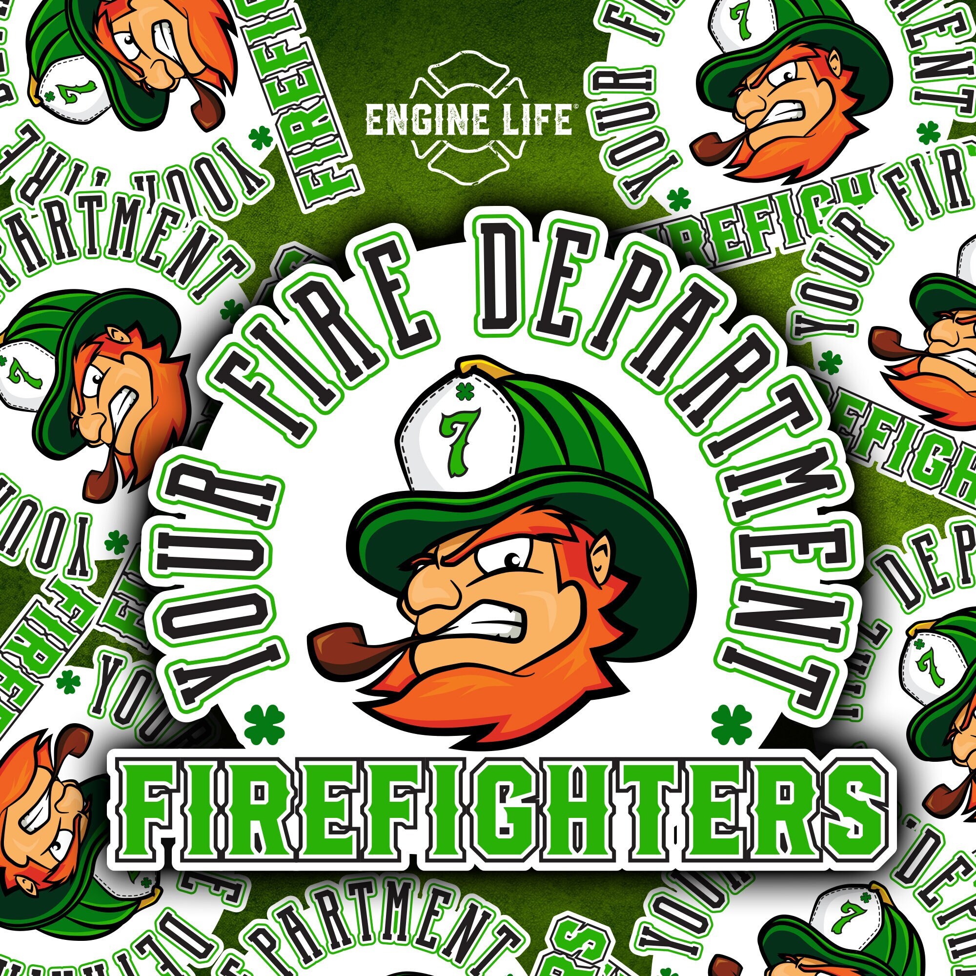 st patricks day fire department shirts