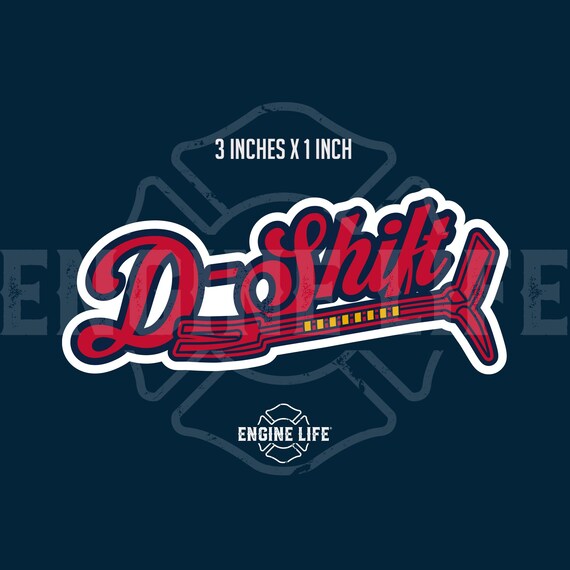 D-shift Braves Halligan Sticker | Firefighter Baseball Decal - Etsy