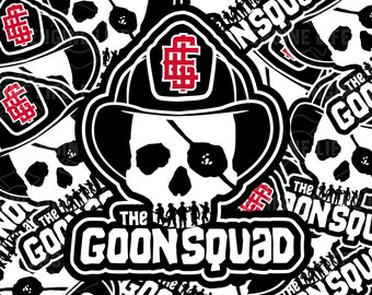 Firefighter Goon Squad Vinyl Sticker