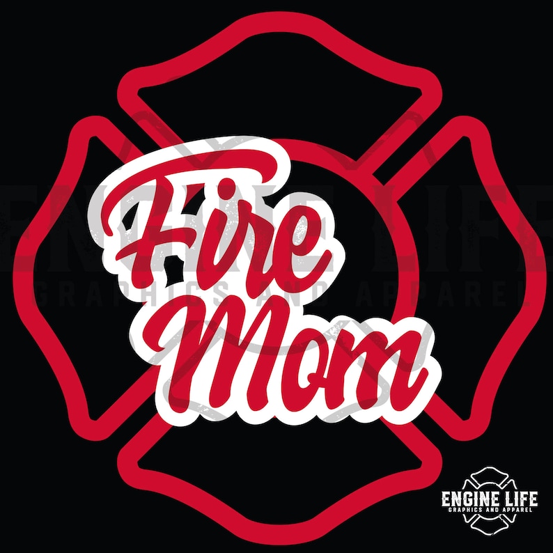 Printable Bundle, Fire Wife, Fire Mom, Fire Girl Maltese Designs, Thin