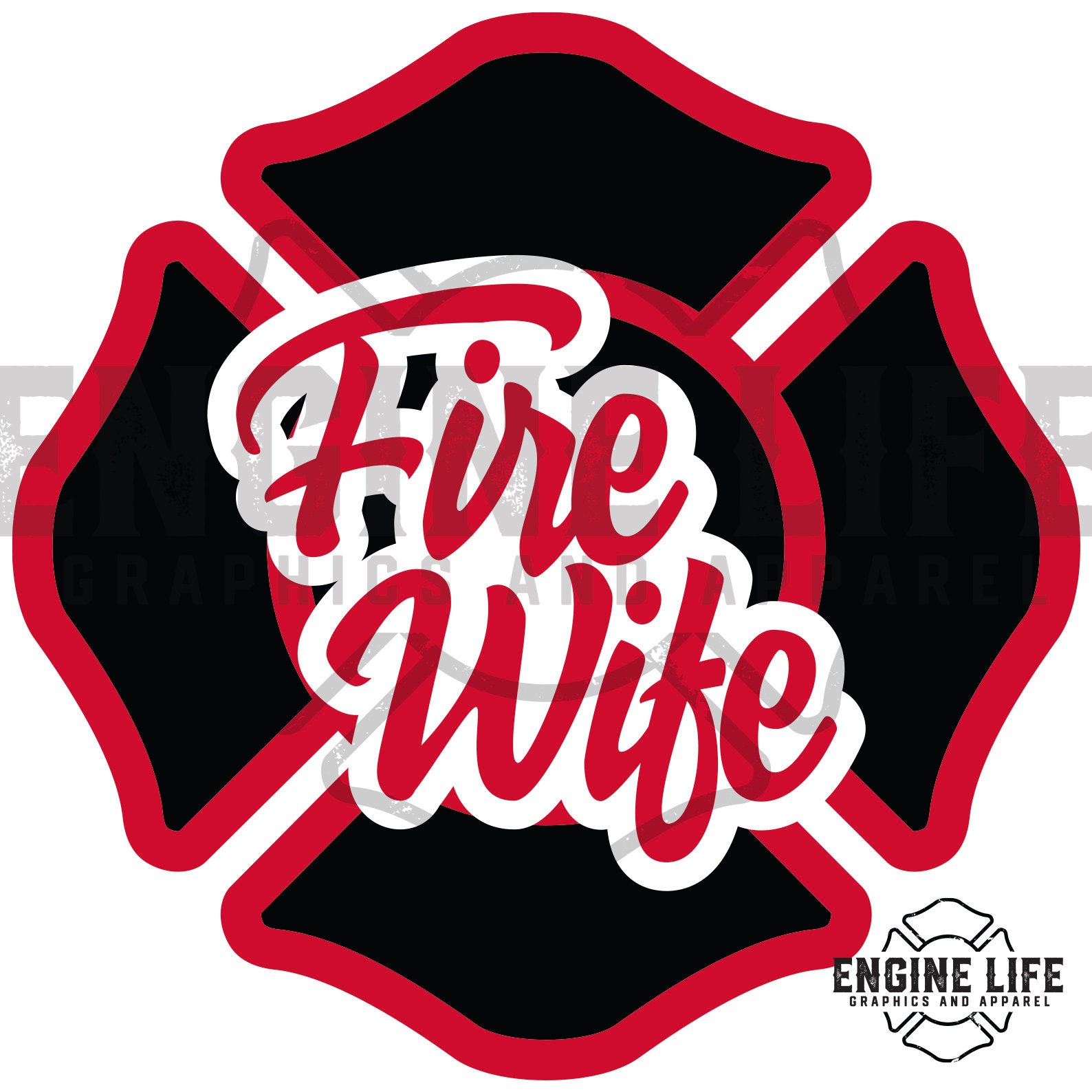 Printable Bundle, Fire Wife, Fire Mom, Fire Girl Maltese Designs, Thin ...
