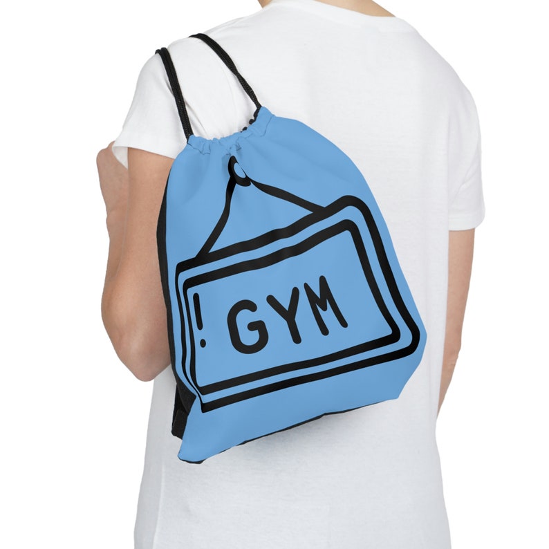 Gym Bag Backpack Fitness Bag Crossfit Bag Cute Bag Drawstring Etsy