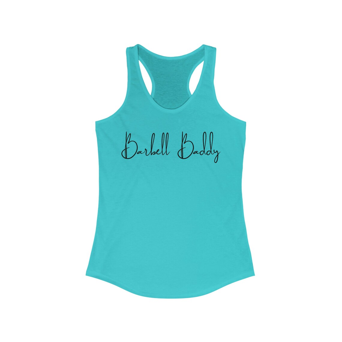Womens Workout Tank Top Barbell Baddy Womens Tank Gym Tank Top Etsy