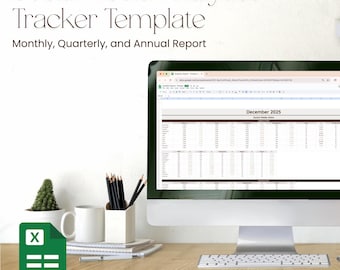 Social Media Analytics Tracker | Google Sheets Template (Digital Download)