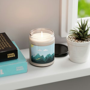 Scented Soy Candle, 9oz - Green Mountains