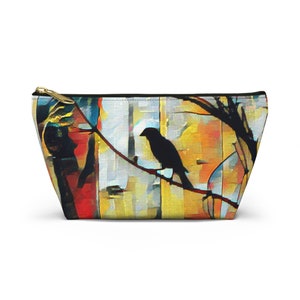 Bird Color Swatch Accessory Pouch w T-bottom
