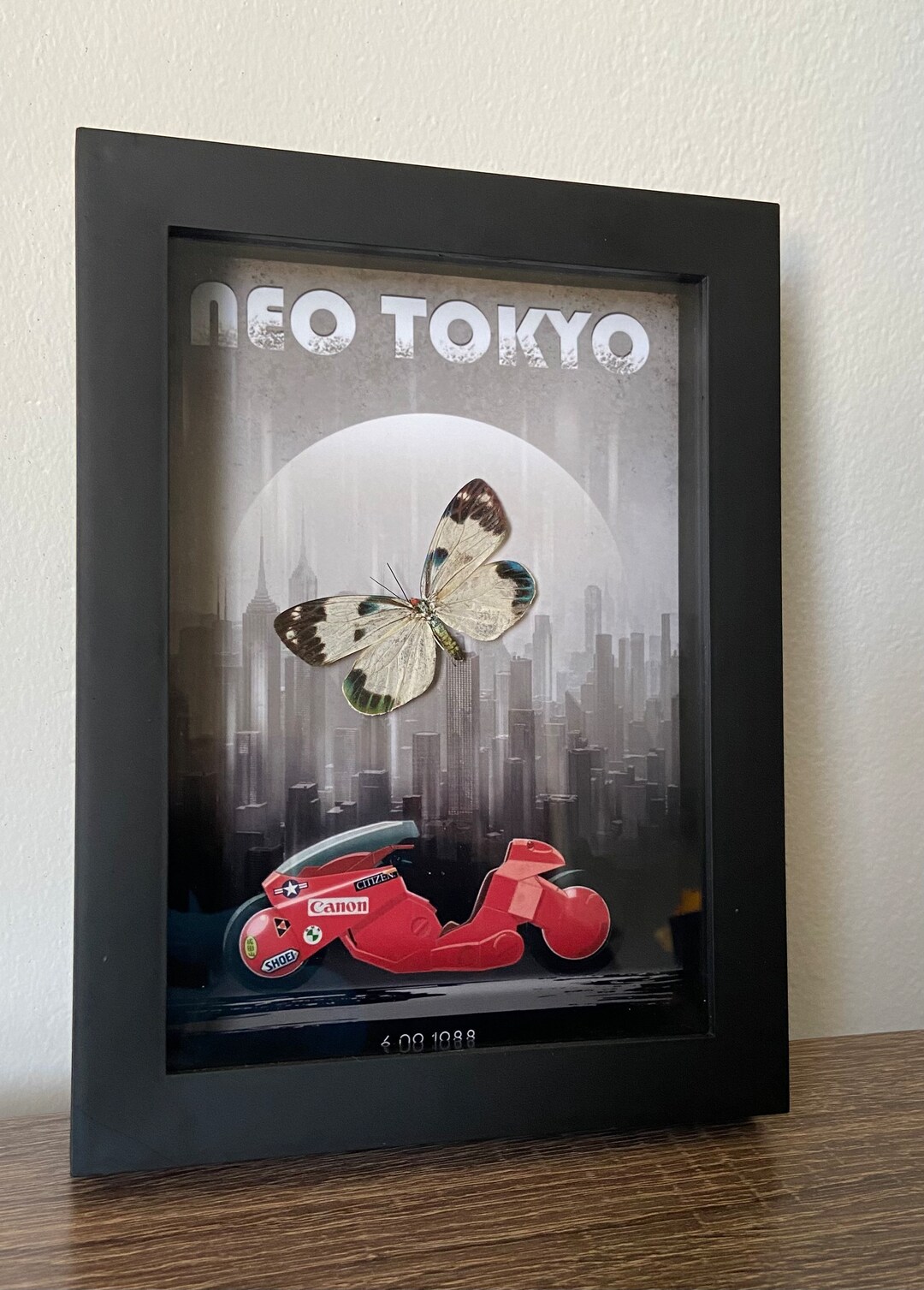 Akira “neo Tokyo” Shadowbox Butterfly Display - Etsy