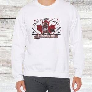 Elbows Up Canada T-Shirt, Canada is Not For Sale Sweatshirt, Proud Canadian Sweater, Proud Canadian Hockey Pullover, Patriotic Canadian