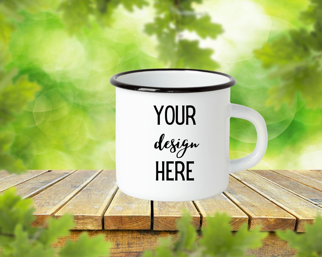 Enamel Camping Mug Mockup Camper Mug Mockups Mug Mockup Mockup Camp Mug Mockup JPG Digital