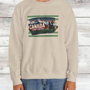 Canada is Not For Sale Sweatshirt, Elbows Up Canada T-Shirt, Proud Canadian Sweater, Proud Canadian Hockey Pullover, Patriotic Canadian Gift