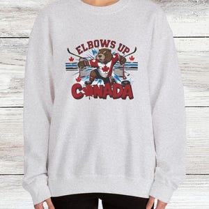 Elbows Up Canada T-Shirt, Canada is Not For Sale Sweatshirt, Proud Canadian Sweater, Proud Canadian Hockey Pullover, Patriotic Canadian