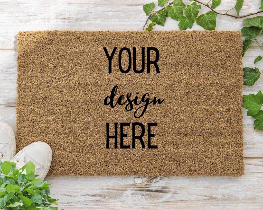 14 X Coir Doormat Mockup Styled Photography Mockups Simple Door Mat