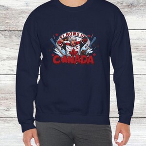 Elbows Up Canada T-Shirt, Canada is Not For Sale Sweatshirt, Proud Canadian Sweater, Proud Canadian Hockey Pullover, Patriotic Canadian