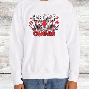 Elbows Up Canada T-Shirt, Canada is Not For Sale Sweatshirt, Proud Canadian Sweater, Proud Canadian Hockey Pullover, Patriotic Canadian