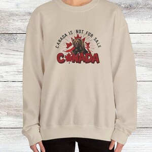 Canada is Not For Sale Sweatshirt, Elbows Up Canada T-Shirt, Proud Canadian Sweater, Proud Canadian Hockey Pullover, Patriotic Canadian Gift