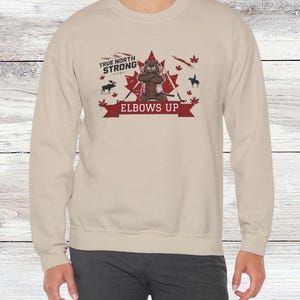 Elbows Up Canada T-Shirt, Canada is Not For Sale Sweatshirt, Proud Canadian Sweater, Proud Canadian Hockey Pullover, Patriotic Canadian