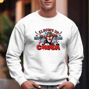 Elbows Up Canada T-Shirt, Canada is Not For Sale Sweatshirt, Proud Canadian Sweater, Proud Canadian Hockey Pullover, Patriotic Canadian