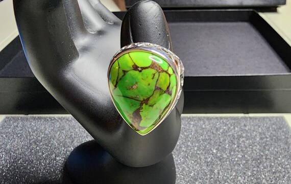 Mojave Green Turquoise Ring