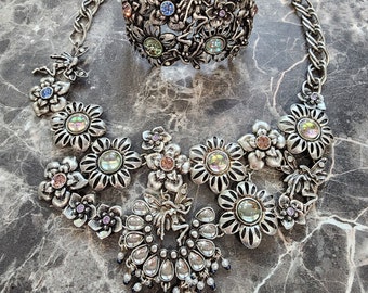 Conjunto de collar y brazalete de hadas vintage de Lou Lou De La Falaise