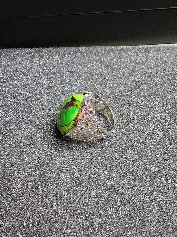 Mojave Green Turquoise Ring View 6