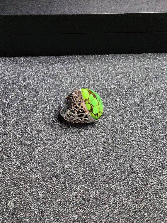 Mojave Green Turquoise Ring View 5