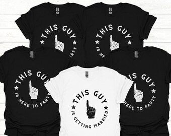 Funny Bachelor Party Shirts, Groom and Groomsmen Shirts, Wedding Party Shirts, Matching Bachelor and Bachelorette Party Shirts