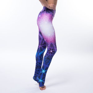 Flower of Life - High Waist Yoga Pants