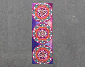 Rainbow Mandala - Artist Designed Yoga Mat