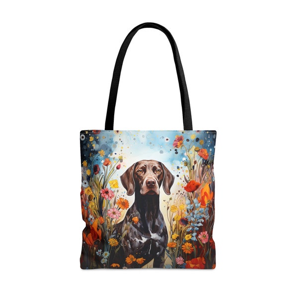 CafePress German Shorthaired Pointer Tote Bag - Natural Canvas Reusable Shopping Bag - View #2