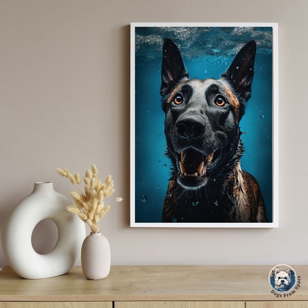 Belgian Malinois dog, Malinois dog, Malinois, Dog Poster, Dog Decor, print, Malinois, puppy, kids decor, dog art, Belgian Malinois art,