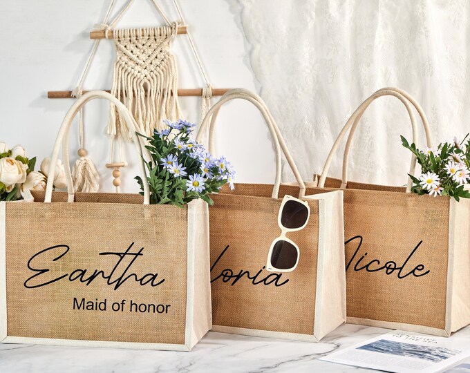 Personalisiert Er Jutebeutel - Baumwolltasche Mit Wunschtext Nachhaltig Und Stylisch