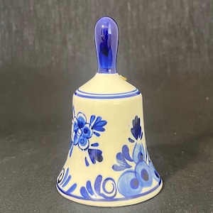 Delft Blue Handpainted Bell Vintage