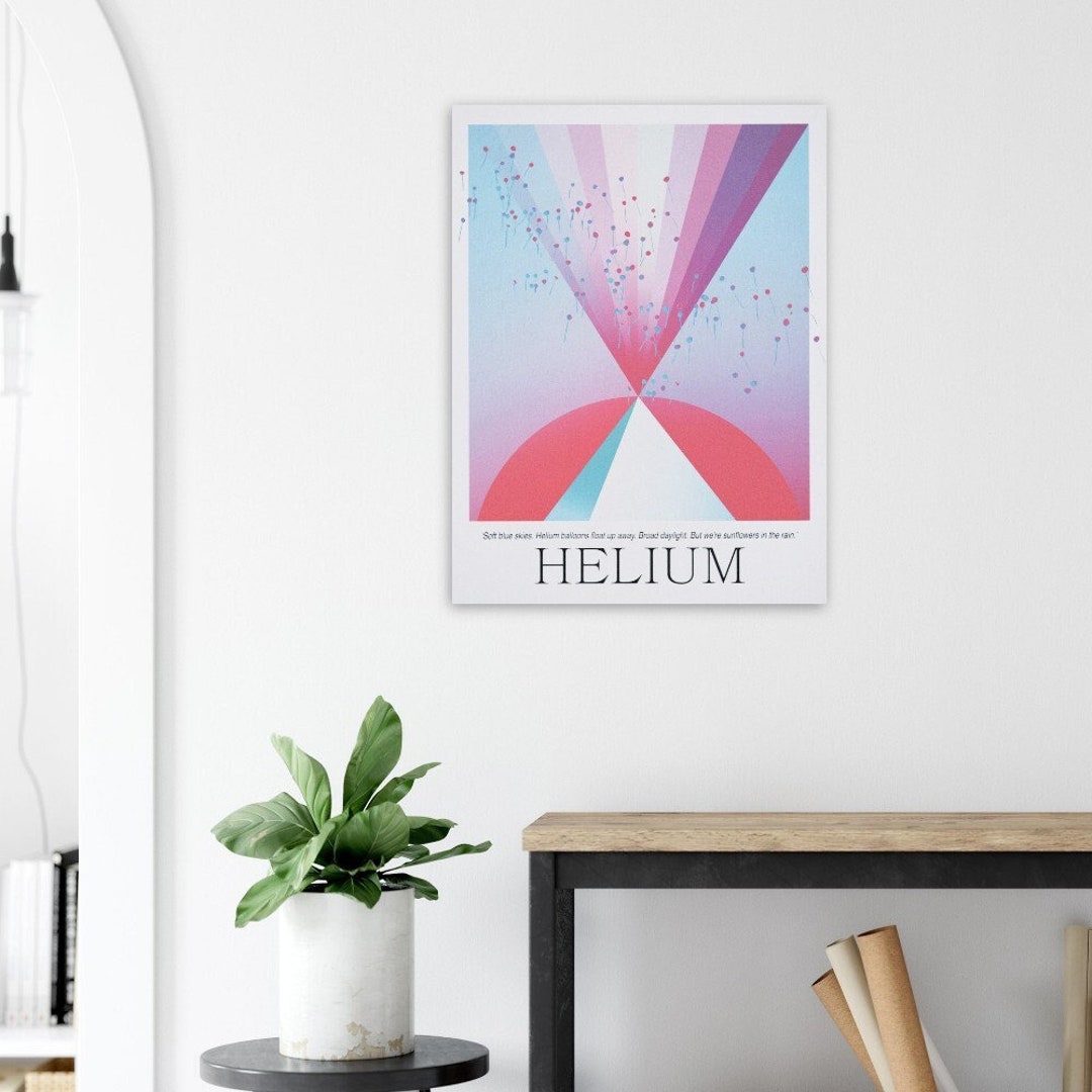 Glass Animals Helium Poster Etsy