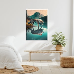 Aquarelle apaisante Paysage Paysage Intérieur / Art Mur Téléchargements Numériques / Art Mur Imprimable