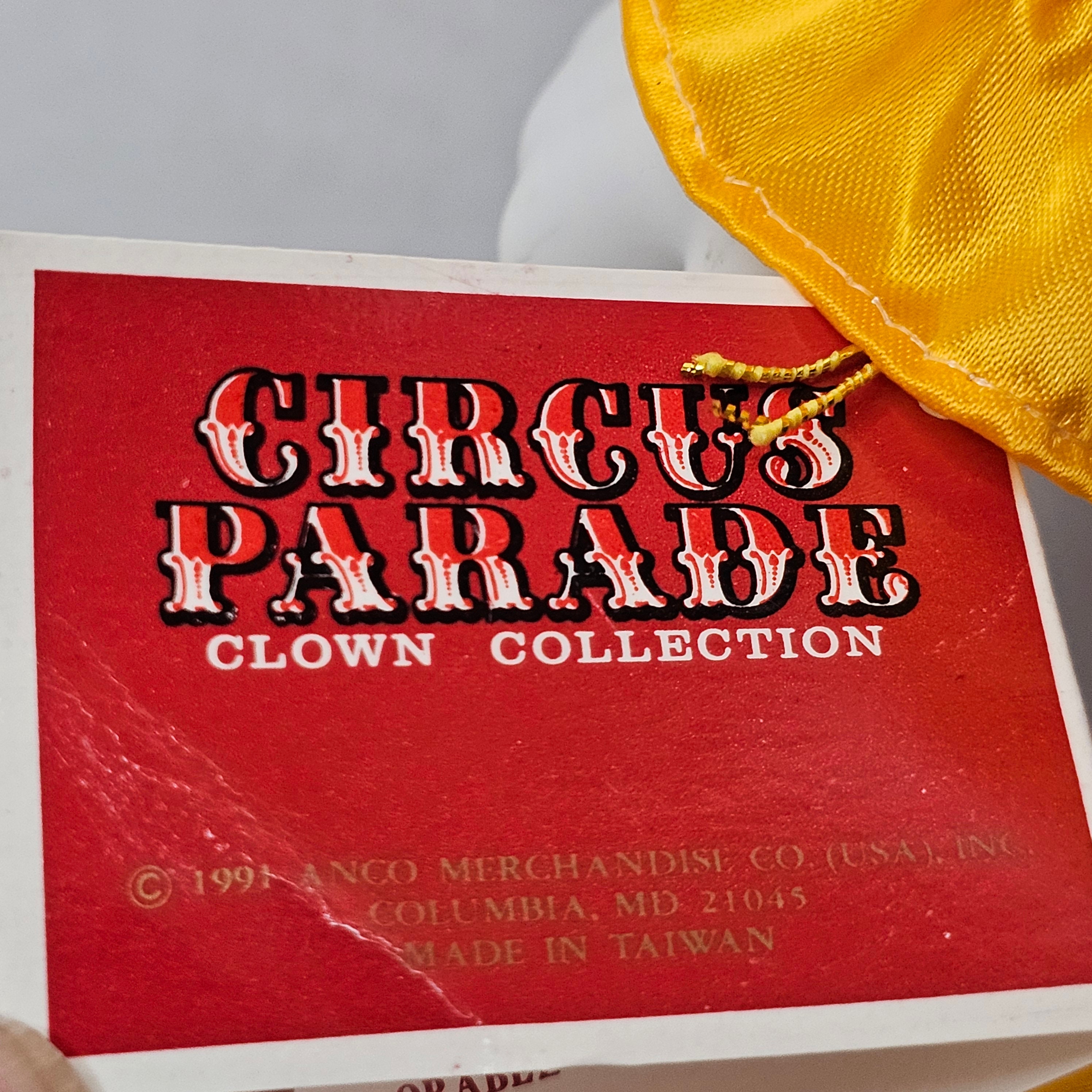 Vintage Circus Parade Clown Collection Porcelain Doll Anco