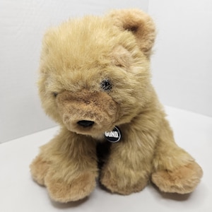 Vintage Gund 1979 Bear Plush Teddy Golden Brown 12&quot; Stuffed Animal Toy Collectors Classics Limited Edition