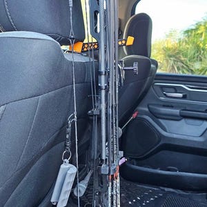 NEW headrest bow hanger with rubber insert.