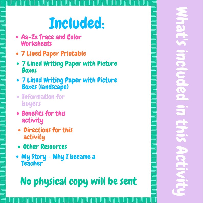 Coloring Printable Handwriting Worksheets Kindergarten Practice ...