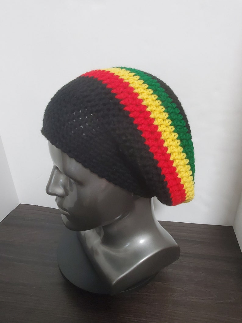 Khaki Ribbed Cotton Brim Cap | Rasta Crown | Tam Headwear At