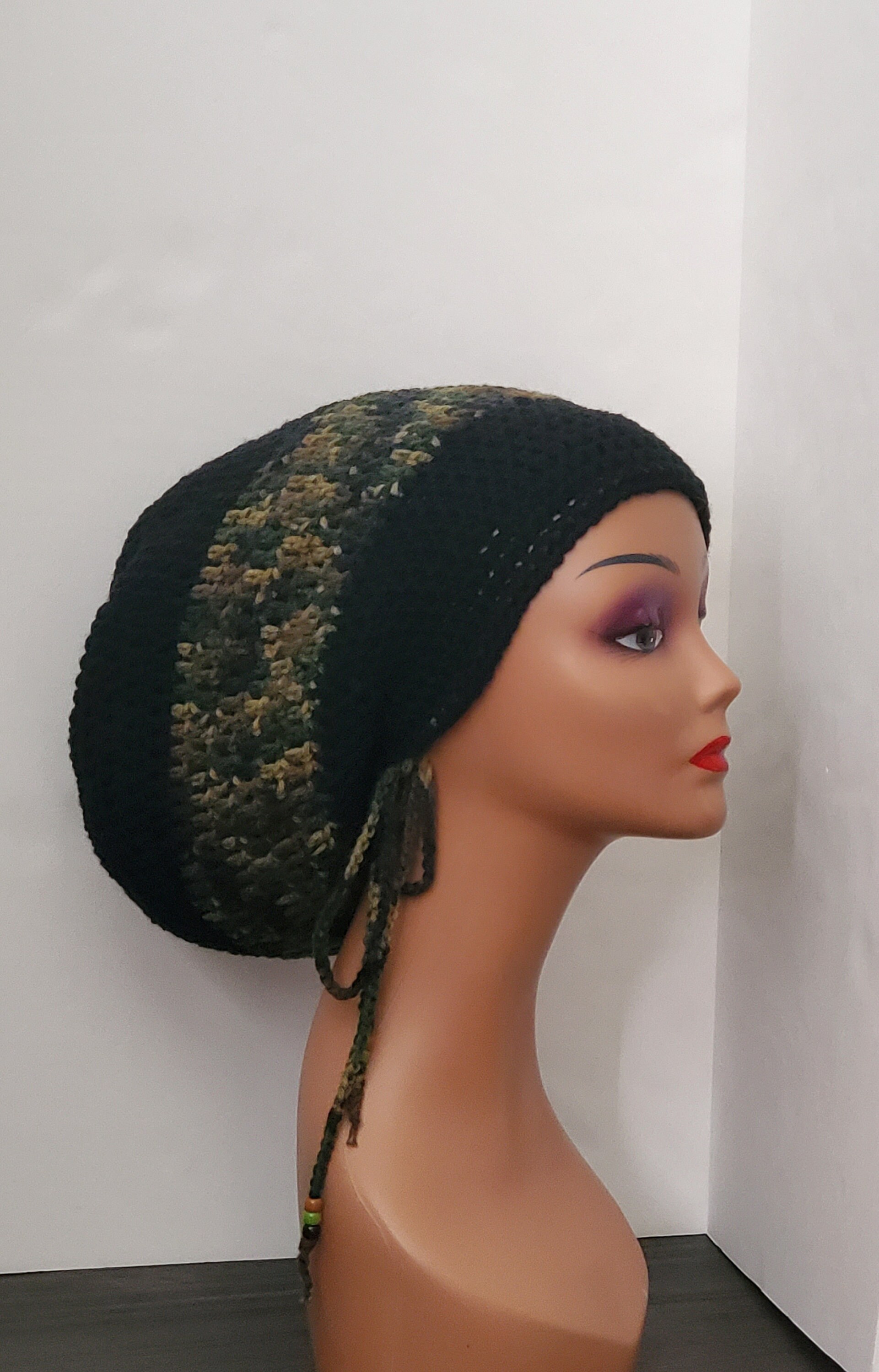 Crochet tam beanie dreadlocks reggae hat