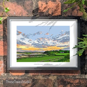 Strangford Lough, Portaferry, Irlanda del Nord - Stampa artistica costiera