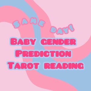 SAME HOUR| Baby GENDER Prediction Tarot Card Reading|Accurate|Fast| Personalized Psychic Reading|Intuitive Answers|Gender Reveal|Fun Reading