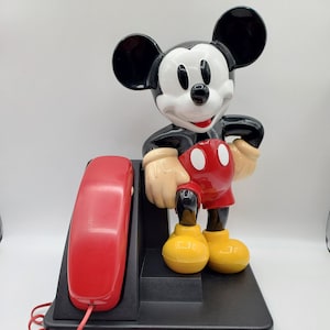 ヴィンテージ ミッキー 電話 レア★ ヴィンテージ ミッキーマウス 電話 - Etsy 日本