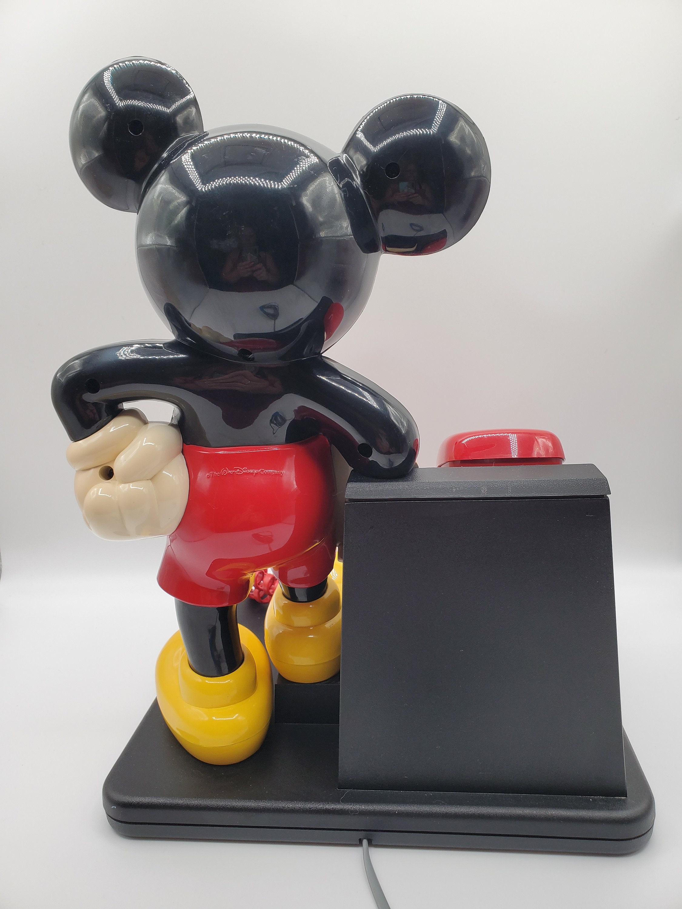 1990年代のヴィンテージディズニーミッキーマウス有線固定電話タッチ