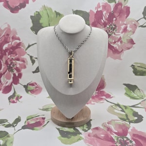 Vintage Metropolitan Police Whistle Necklace 1970&#39;s | 24K Gold Plated J. Hudson & Co. Replica | 1970s English Bobby Whistle on 24&quot; Chain