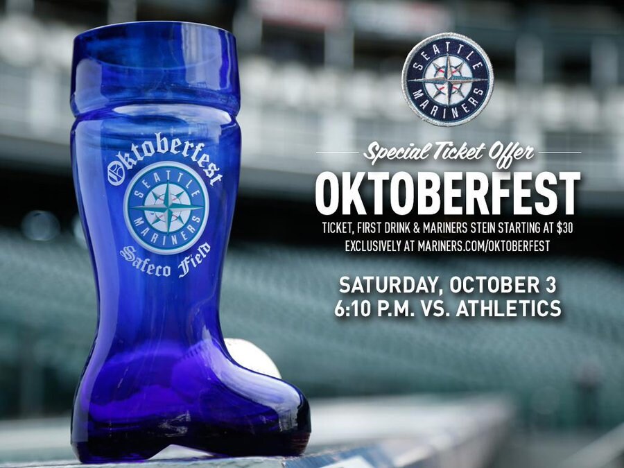 MLB シアトル・マリナーズ　2015年オクトーバーフェスト　グラス MLB シアトル・マリナーズ 2015年オクトーバーフェスト グラス